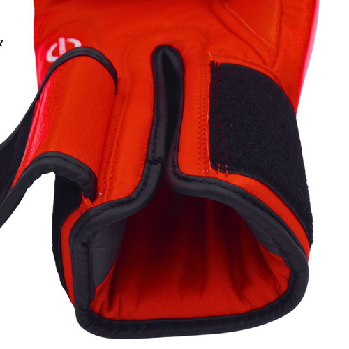 Legendary red leather boxing gloves 12oz new