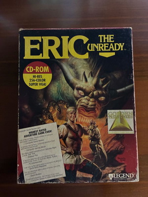 Eric The Unready Big Box PC used, English release complete in box