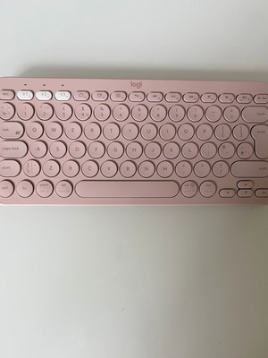 Logitech K380 Wireless Bluetooth Keyboard rose like new