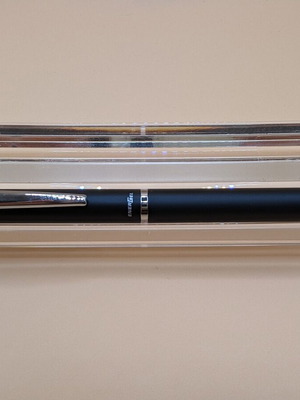 Pentel Energel Metallic black gel pen new, metal body