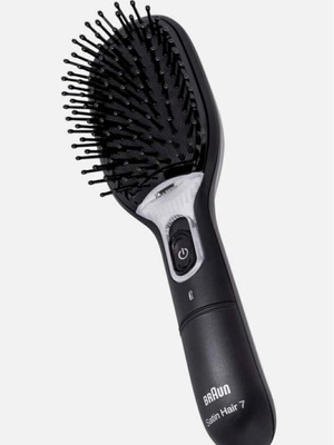 Electric hair straightening brush like new