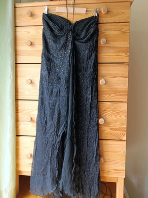 Vintage Pierucci silk dress like new with Swarovski crystals