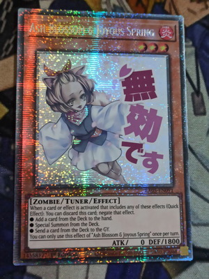 Ash Blossom & Joyous Spring Starlight Rare Yu-Gi-Oh! card like new