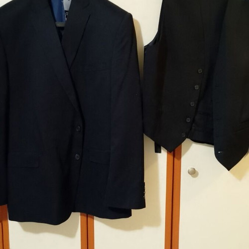 Marks & Spencer 3 piece suit regular fit dark blue new