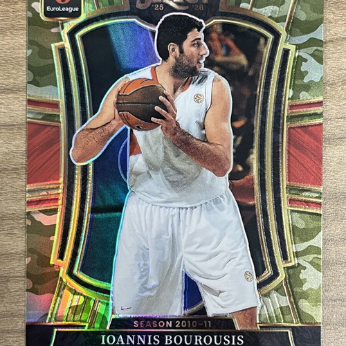 2025-26 Panini Select Euroleague Basketball Ioannis Bourousis card like new