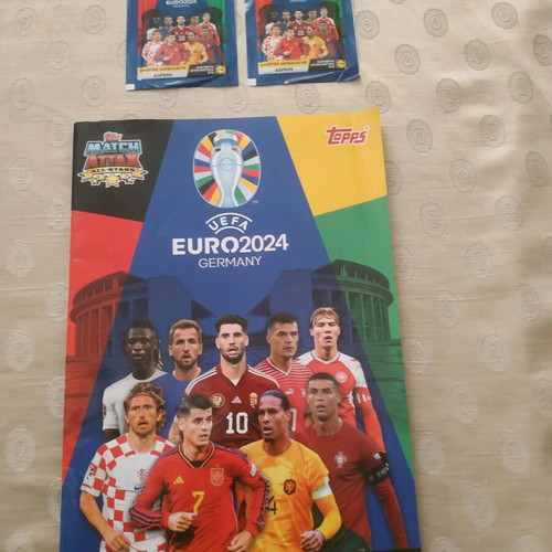 Euro 2024 album complete with 2 bonus packets