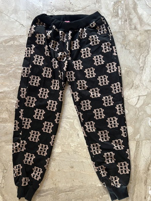 Tracksuit black with beige design, like new, sizes L-XL