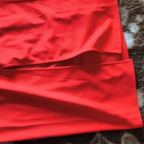 Long red dress new with zipper and Marmalady cups size M