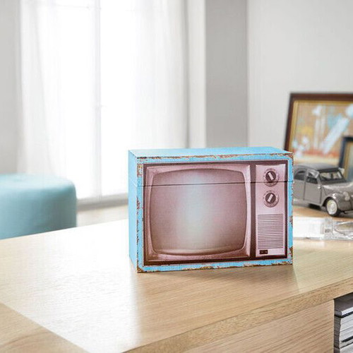 Decorative Retro TV CD/DVD Storage Box new