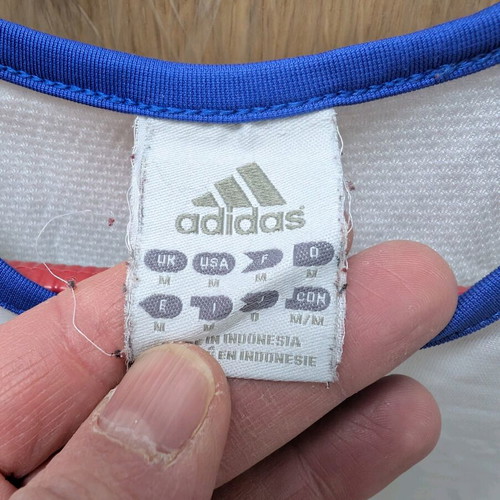 Adidas Predator Pulse sleeveless shirt David Beckham used, white and blue