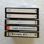 Beta video cassettes used, pack of 5