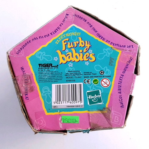 Furby Babies first generation 1998 Tiger new