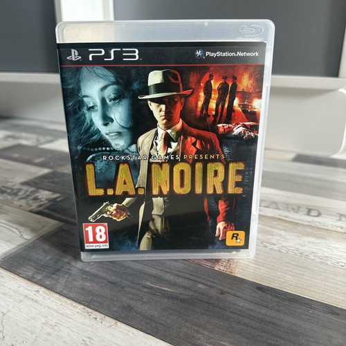 L.A. Noire PS3 game with manual by Rockstar Games