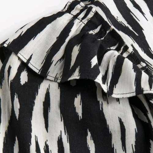 H&M dress like new, size S, black and beige
