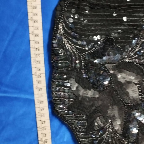 Vintage embroidered blouse used with sequins, size M
