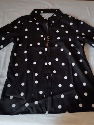 Blouse M black new for spring and autumn