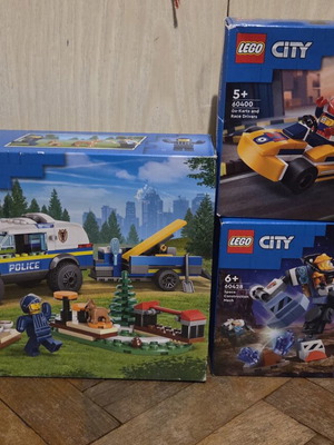 Lego City πακέτο καινούργιο, 3 κουτιά σφραγισμένα