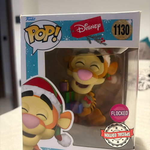 Funko Pop Disney Tigger Flocked figure like new