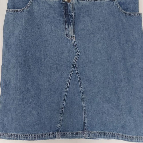 Cosmos denim skirt like new, XL XXL, faded effect