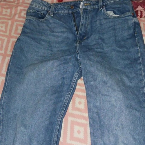 H&M Slim Straight High Waist Blue Jean used, size XL
