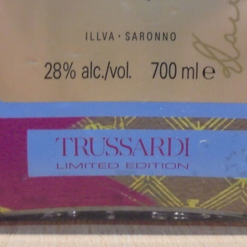 Disaronno Originale By Trussardi collectible empty bottle used