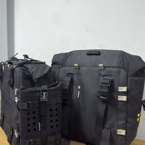 Kriega OS-32 full set with platforms, bottle holders and security straps
