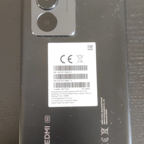 Κινητό τηλέφωνο Redmi 15 μεταχειρισμένο, μαύρο, Android