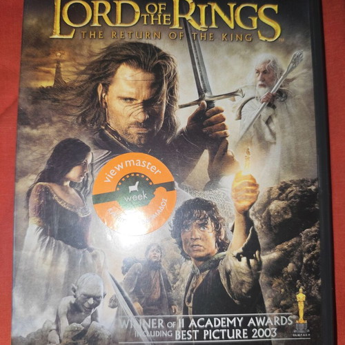Lord of the Rings The Return of the King DVD used with Greek subtitles, two discs