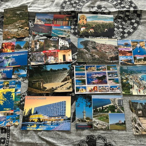 Greece postcards new, all together