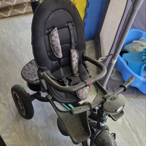 Byox Jockey Folding Kids Tricycle Beige Stars like new
