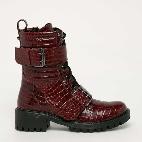 Twinset Milano Leather Combat Boots new, women's size 38