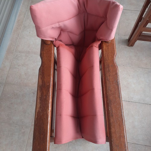 Director chair used, reclining for balcony or garden