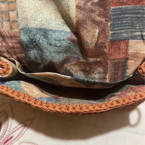 Knitted crossbody bag new, orange