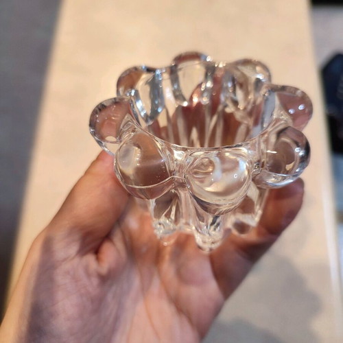 Crystal candlesticks set like new