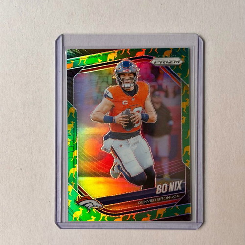 2025 Panini Prizm International Bo Nix #142 Kangaroo Prizm card new