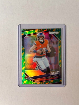 2025 Panini Prizm International Bo Nix #142 Kangaroo Prizm card new
