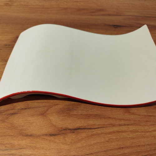 Designer serving platter with wave design, unused