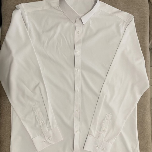 White long sleeve dress shirt size L