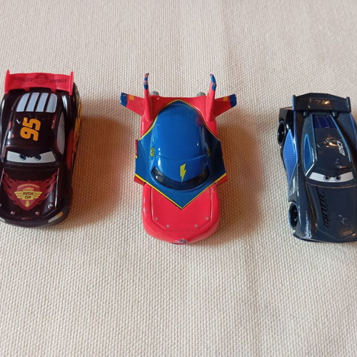 Collectible Cars Disney Mattel used, pack of 3