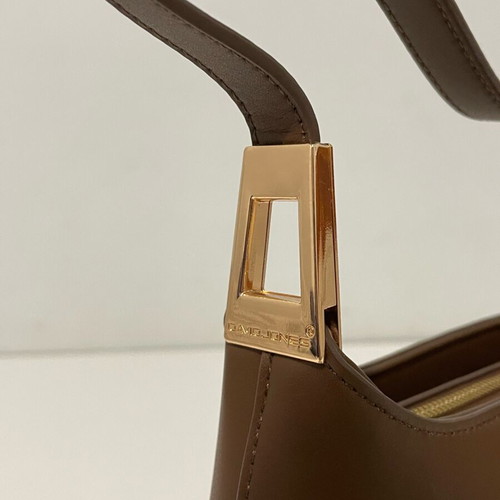 David Jones shoulder bag like new, brown with gold details