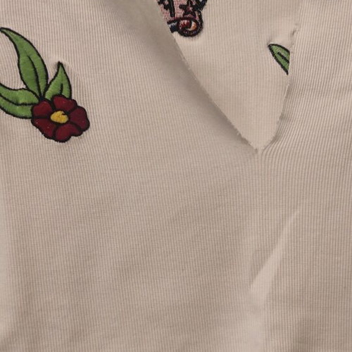 Fornarina long-sleeve blouse size S like new, white embroidered