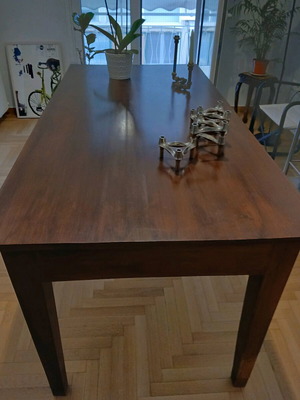 Dining table solid wood like new 160×80