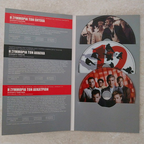 Ocean's Eleven, Twelve, Thirteen triple DVD new with subtitles