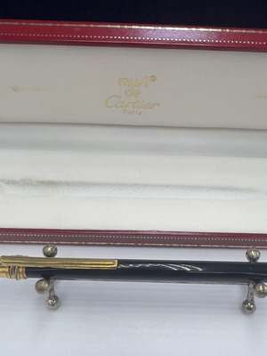 Cartier Trinitry pen black body used, in box