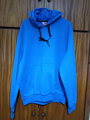 Мъжки суитшърт Puma употребяван, син, размер large