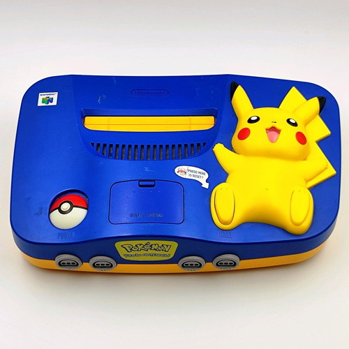 Nintendo 64 Pokémon Pikachu Edition like new with Hey You Pikachu and accessories
