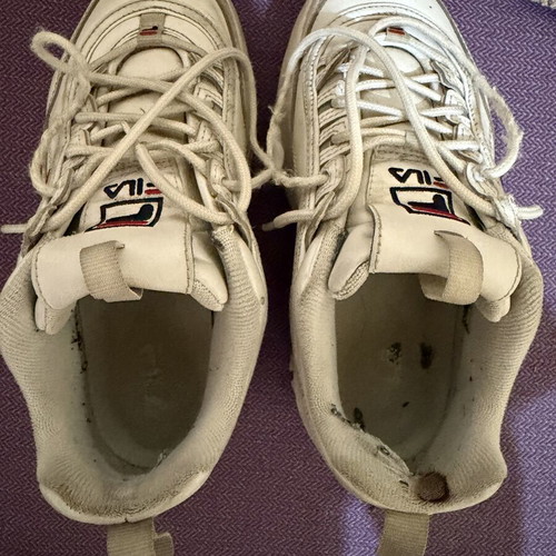 Fila Disruptor platform sneakers, size 37.5