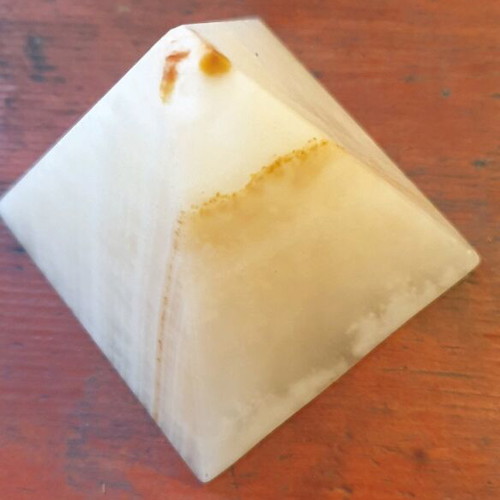 Alabaster pyramid like new