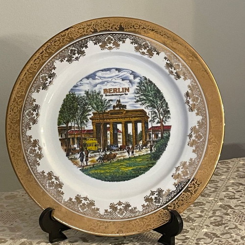 Διακοσμητικό πιάτο Schedel Bavaria Berlin vintage 1970s νέο