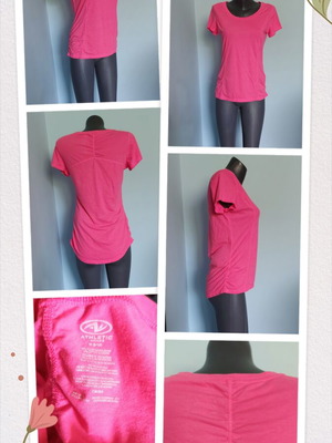 Athletic Works women's sports tunic t-shirt neon pink like new